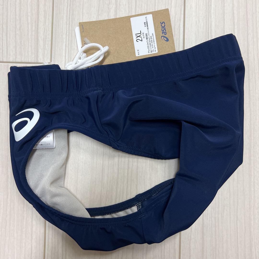 アシックス　女子陸上レーシングショーツ　ネイビー単色　2XLサイズ　新品