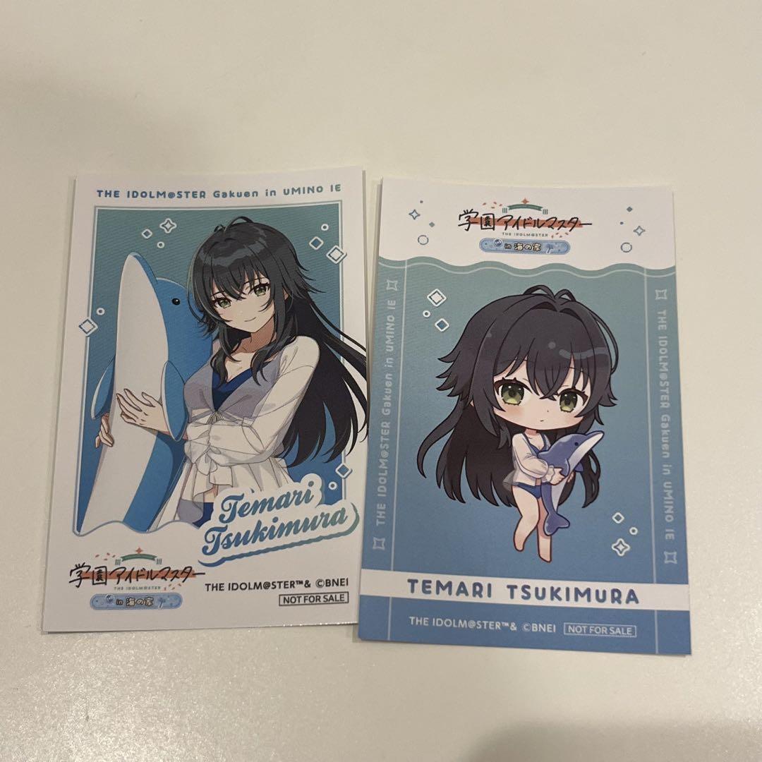 アイマス 学マス 月村手毬 コースター 特典 等身 スイパラ コラボ 学園アイドルマスター 学マス スイパラ コラボ 江ノ島 特典