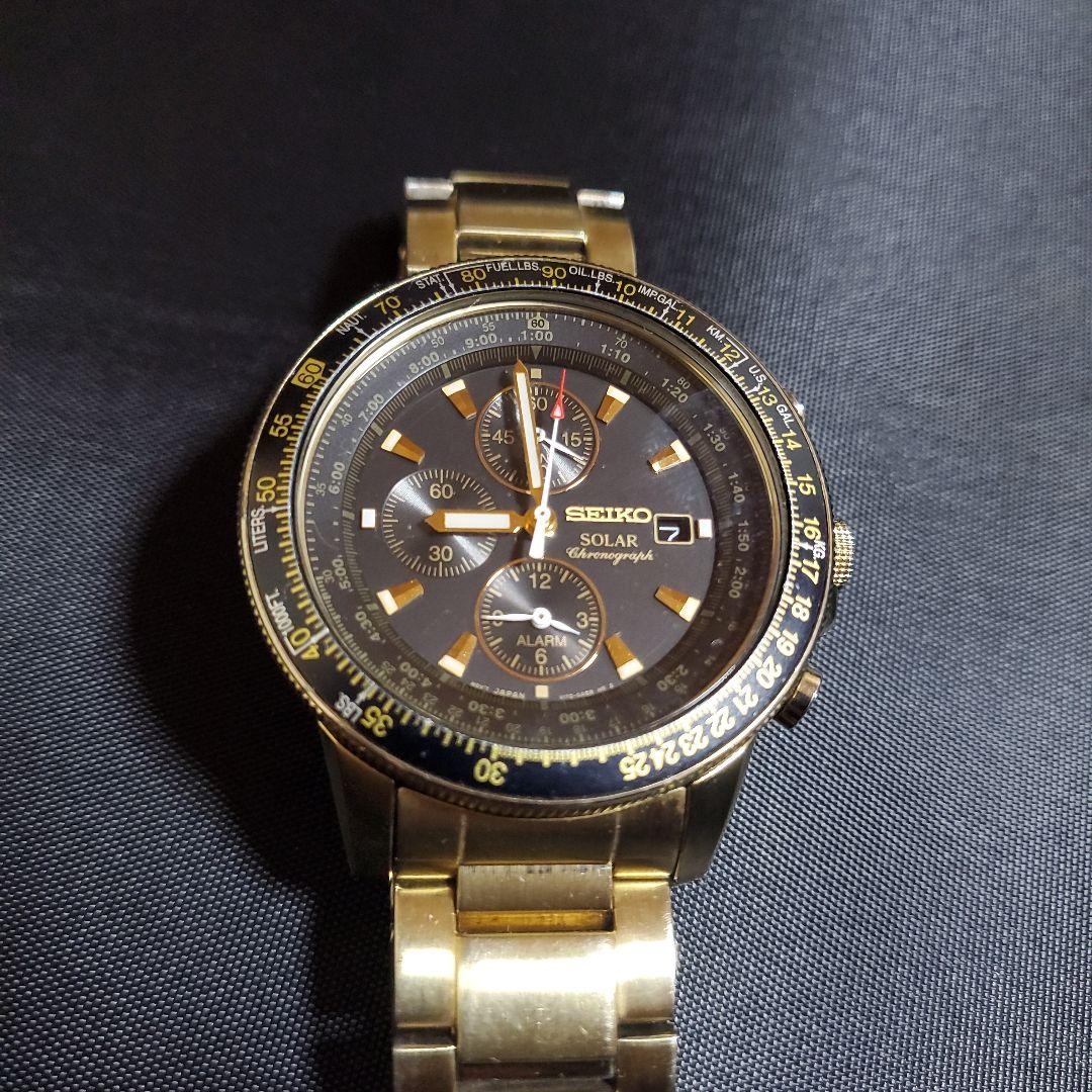 SEIKO プロスペックス スカイプロフェッショナル ソーラー腕時計 アナログ
