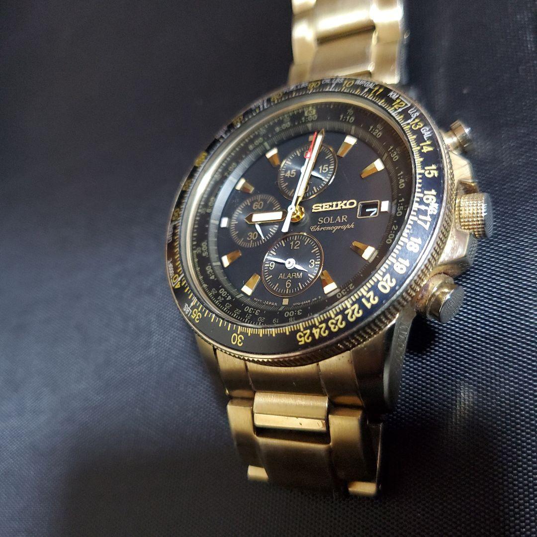 SEIKO プロスペックス スカイプロフェッショナル ソーラー腕時計 アナログ