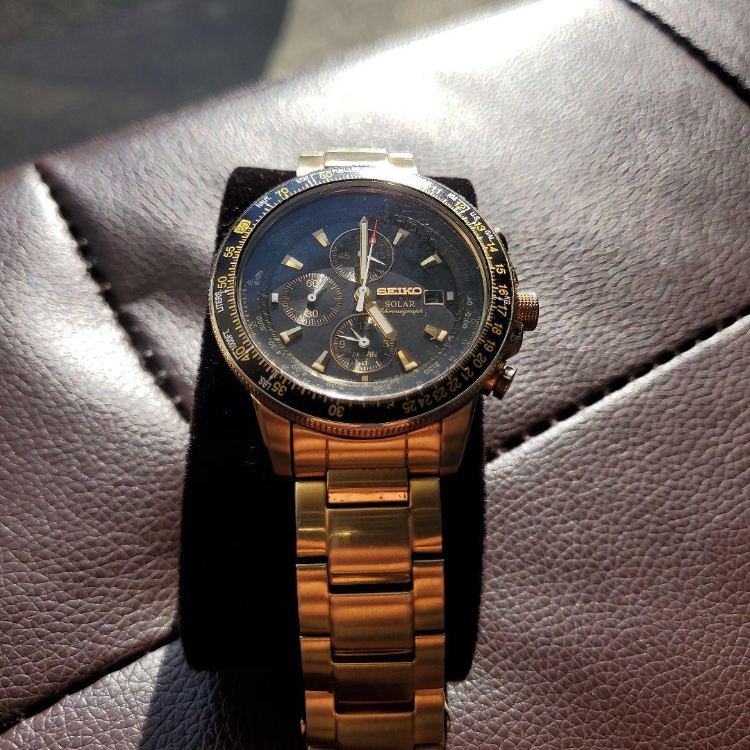 SEIKO プロスペックス スカイプロフェッショナル ソーラー腕時計 アナログ