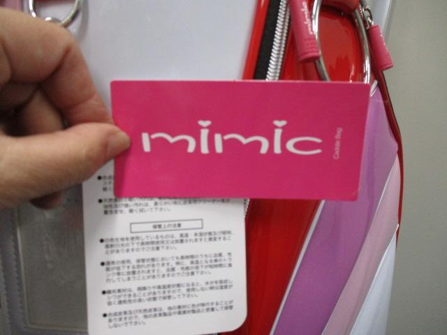 新品☆イオミック mimic キャスター付キャディーバック 9インチ ホワイト
