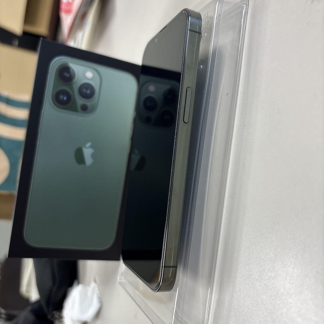 iPhone 13 Pro 128GB グリーン 美品 TORRASケース