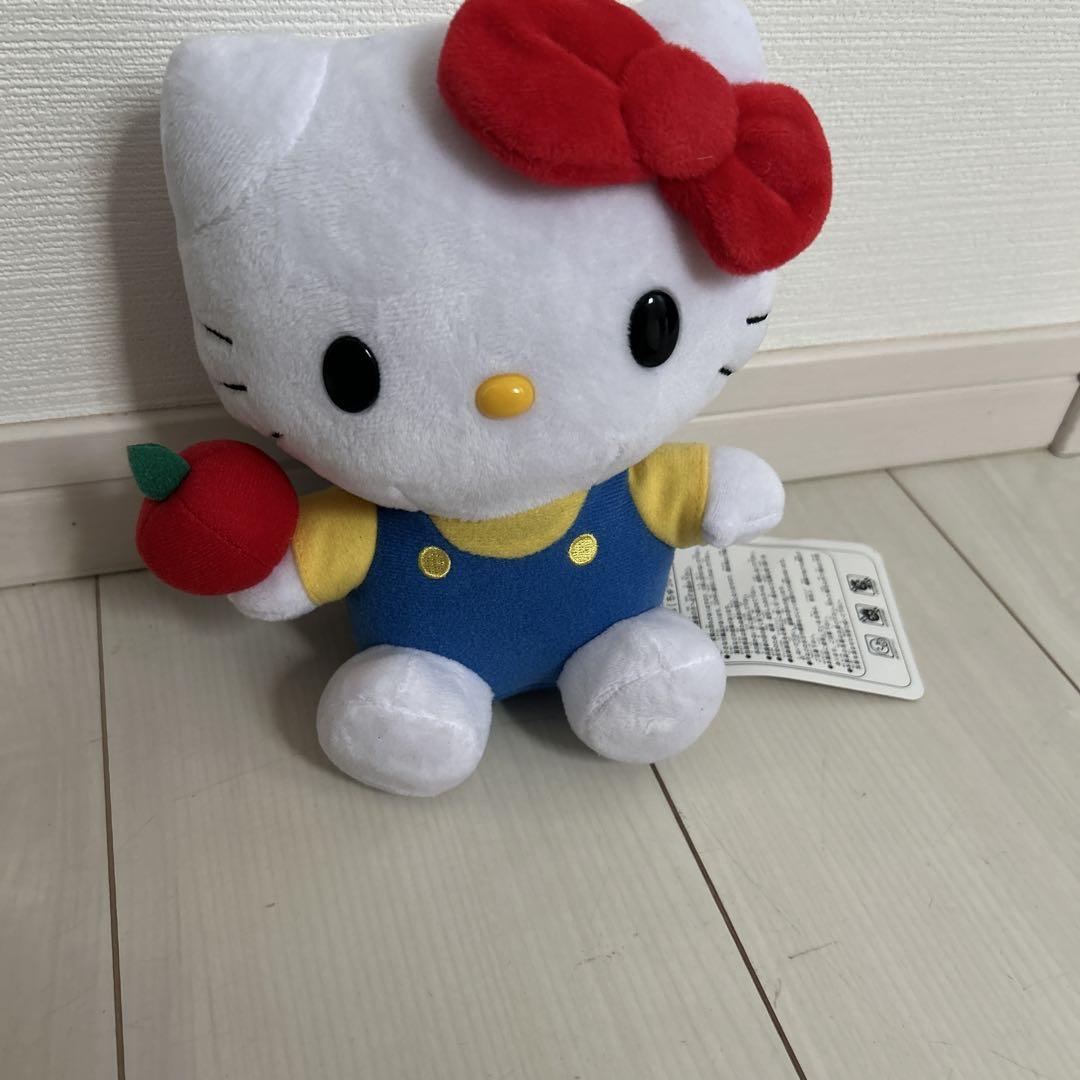 キティちゃんのぬいぐるみ　りんごに入ってます ご当地キティ ぬいぐるみ㊼ 信州りんご L