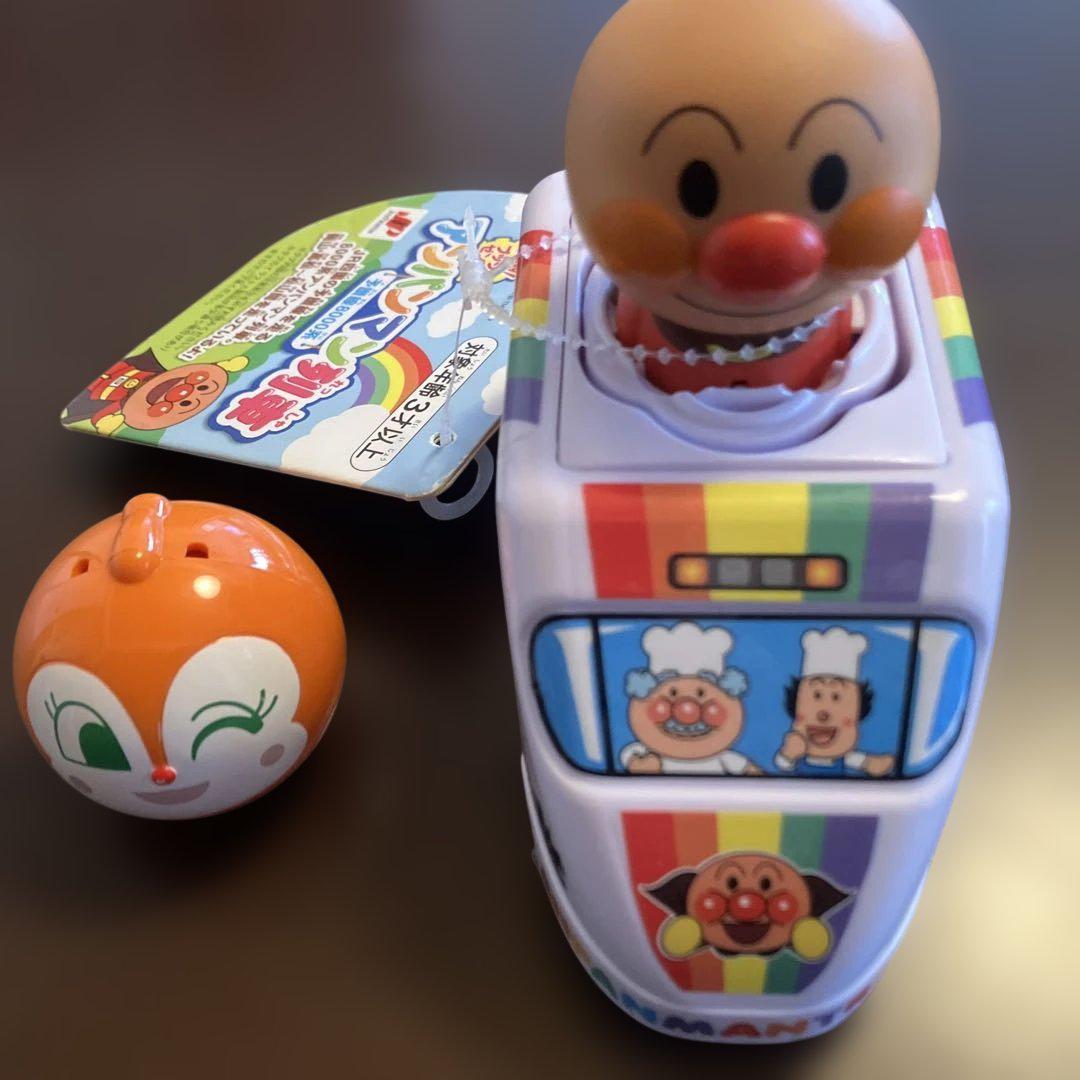 アンパンマン列車 プッシュゼンマイおもちゃ - メルカリ
