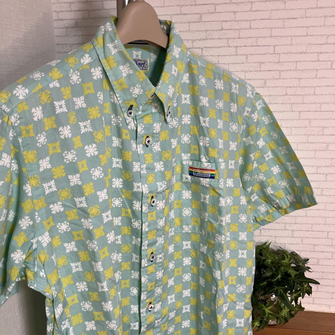 SUN SURF サンサーフ　アロハシャツ　Lei Lani ボタンダウンシャツ