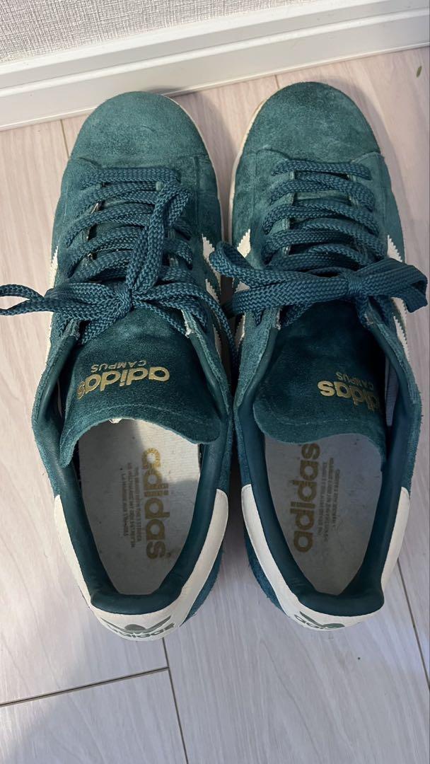 adidas Campus ダークグリーン スニーカー