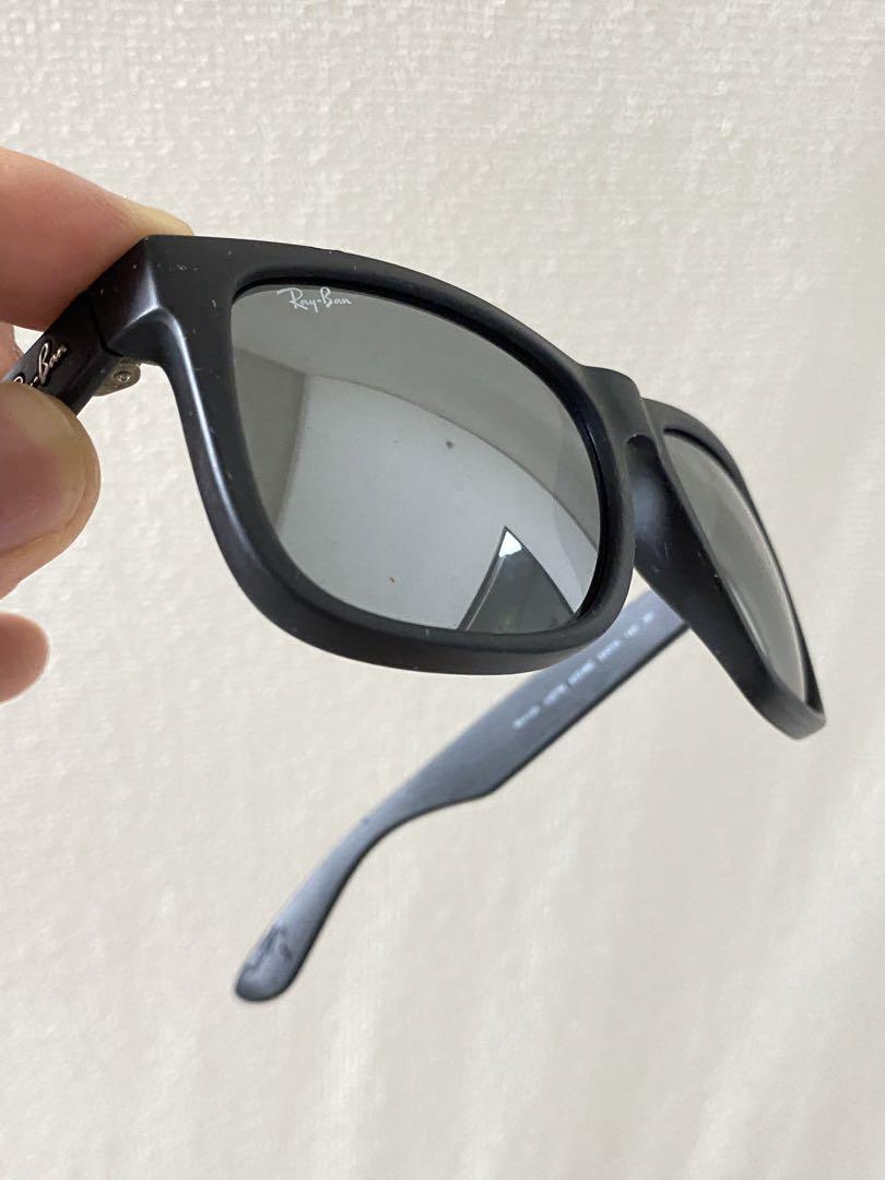 Ray-Ban サングラス 黒 フレーム グレー レンズ