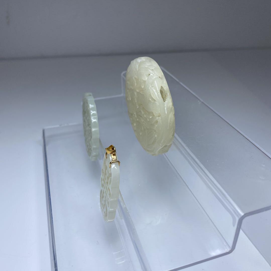白砡　透彫　アクセサリー飾物　52.4g 東里7-0620☆2F