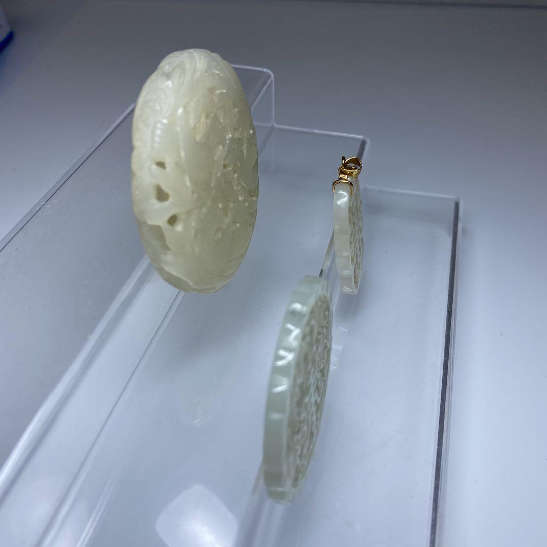 白砡　透彫　アクセサリー飾物　52.4g 東里7-0620☆2F