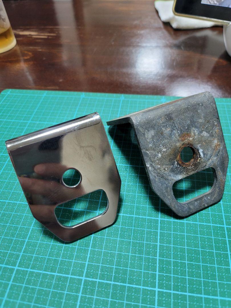 タイダウンベルト ステンレスステー特注品