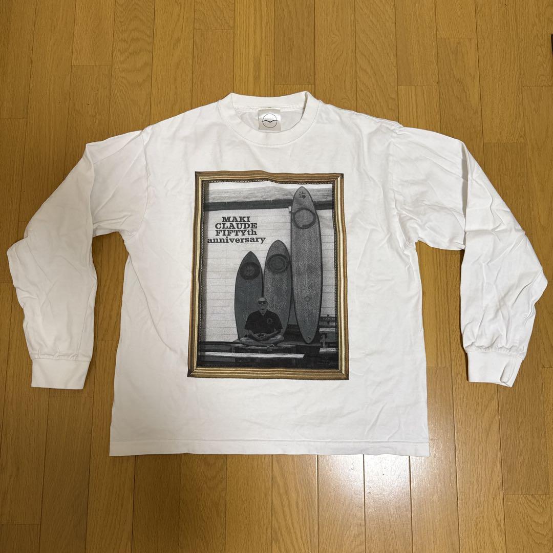 キムタク 着 ロンT 白　Mサイズ さんタク