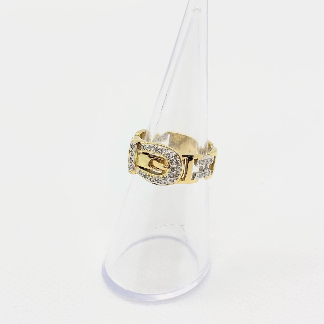 ダイヤモンドリング D0.25ct K18 ゴールド 5.3g 約11号 指輪