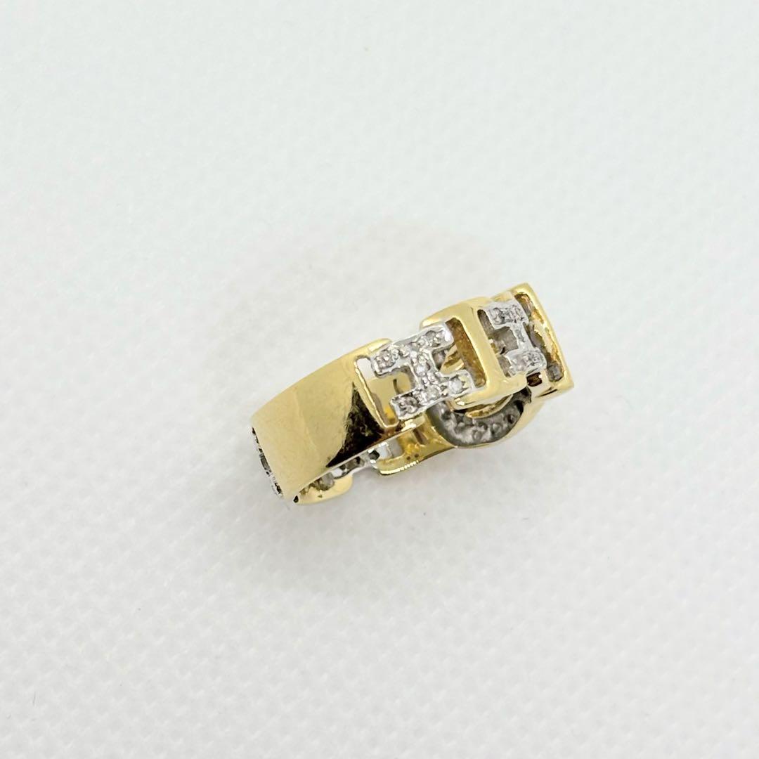 ダイヤモンドリング D0.25ct K18 ゴールド 5.3g 約11号 指輪