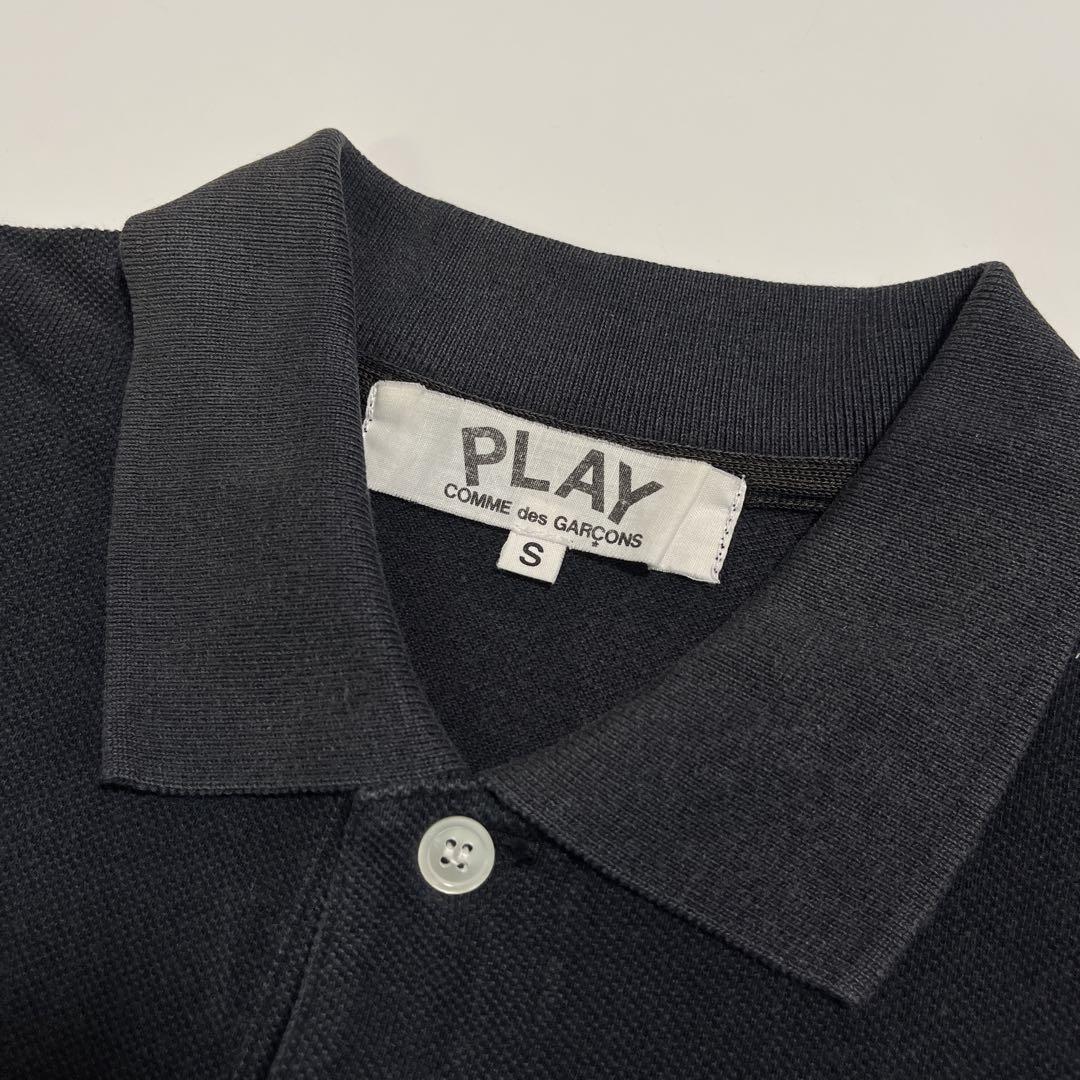 PLAY COMME des GARÇONS ポロシャツ ブラック S