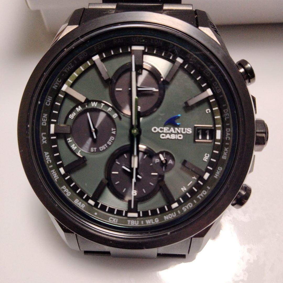 カシオ オシアナス OCW-T4000BAブラックチタン電波ソーラー