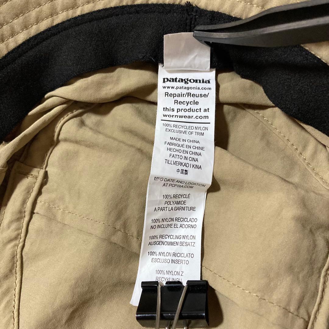 パタゴニア ウェーブフェアラー バケツハット ユニセックス Sサイズ ベージュ パタゴニア ウェーブフェアラー バケツハット ユニセックス Sサイズ ベージュ