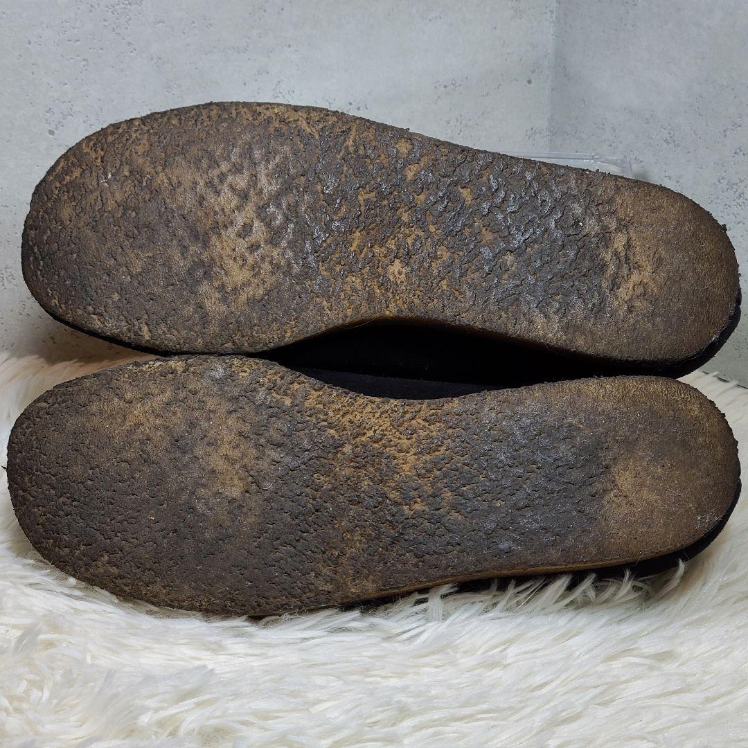 【Clarks】クラークス　WALLABEE　ワラビー　スエードブラック　UK7
