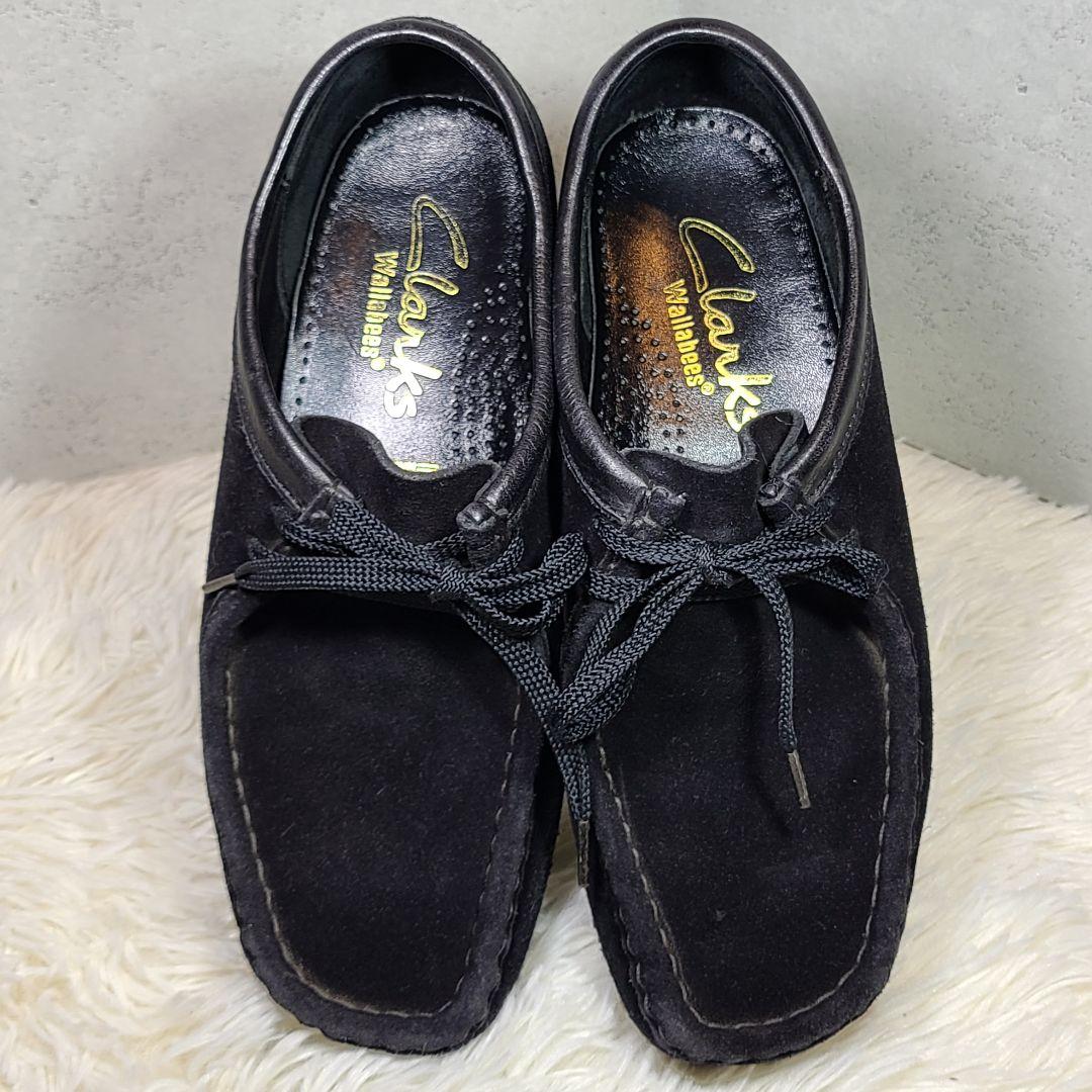 【Clarks】クラークス　WALLABEE　ワラビー　スエードブラック　UK7