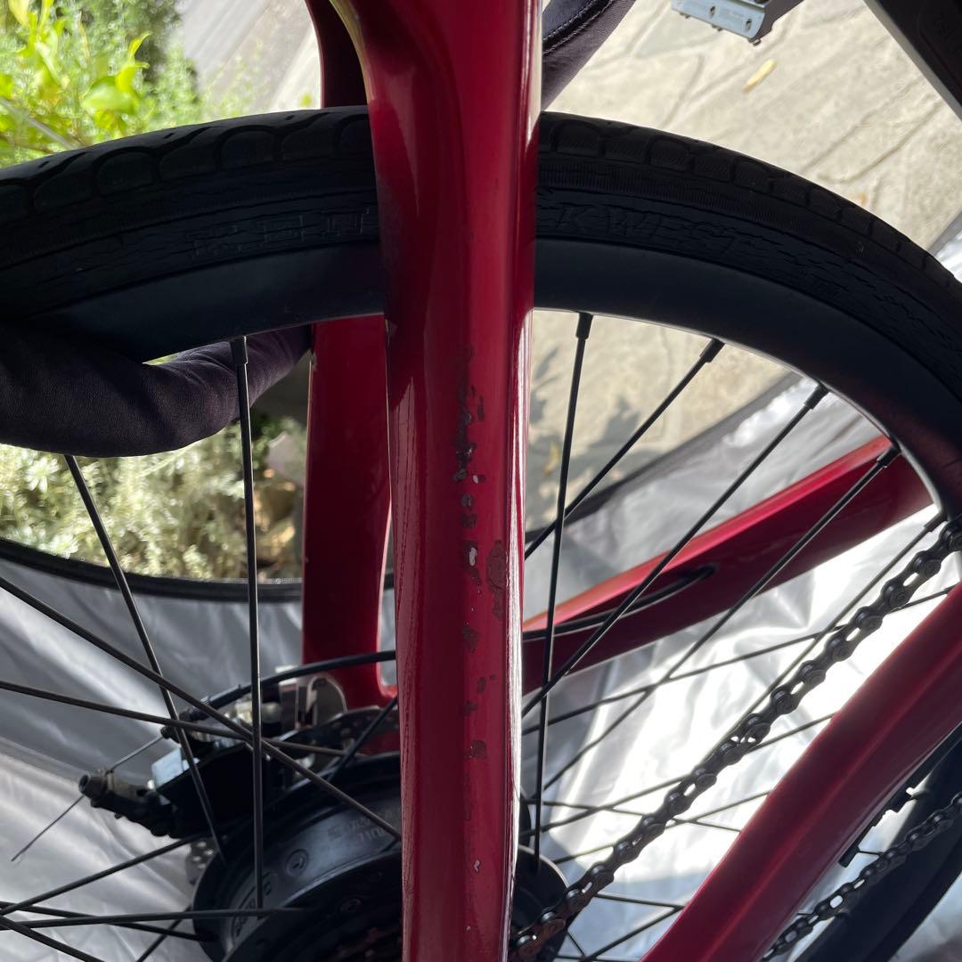 電動アシスト自転車 カーボン目立った傷や汚れなし