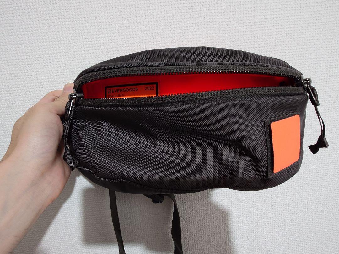 エバーグッズ civic access sling 2L slategrey
