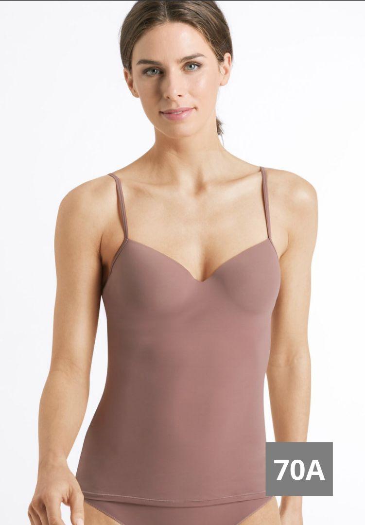 ハンロ ブラキャミ 32A 70A ALLURE カップ付きインナー
