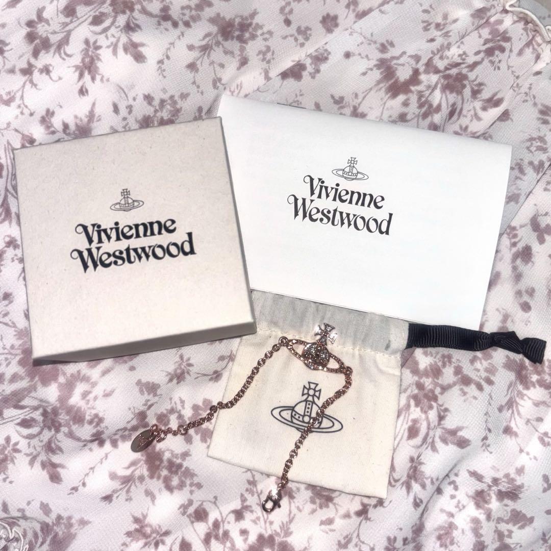 Vivienne Westwood ピンクゴールド ブレスレット オーブ