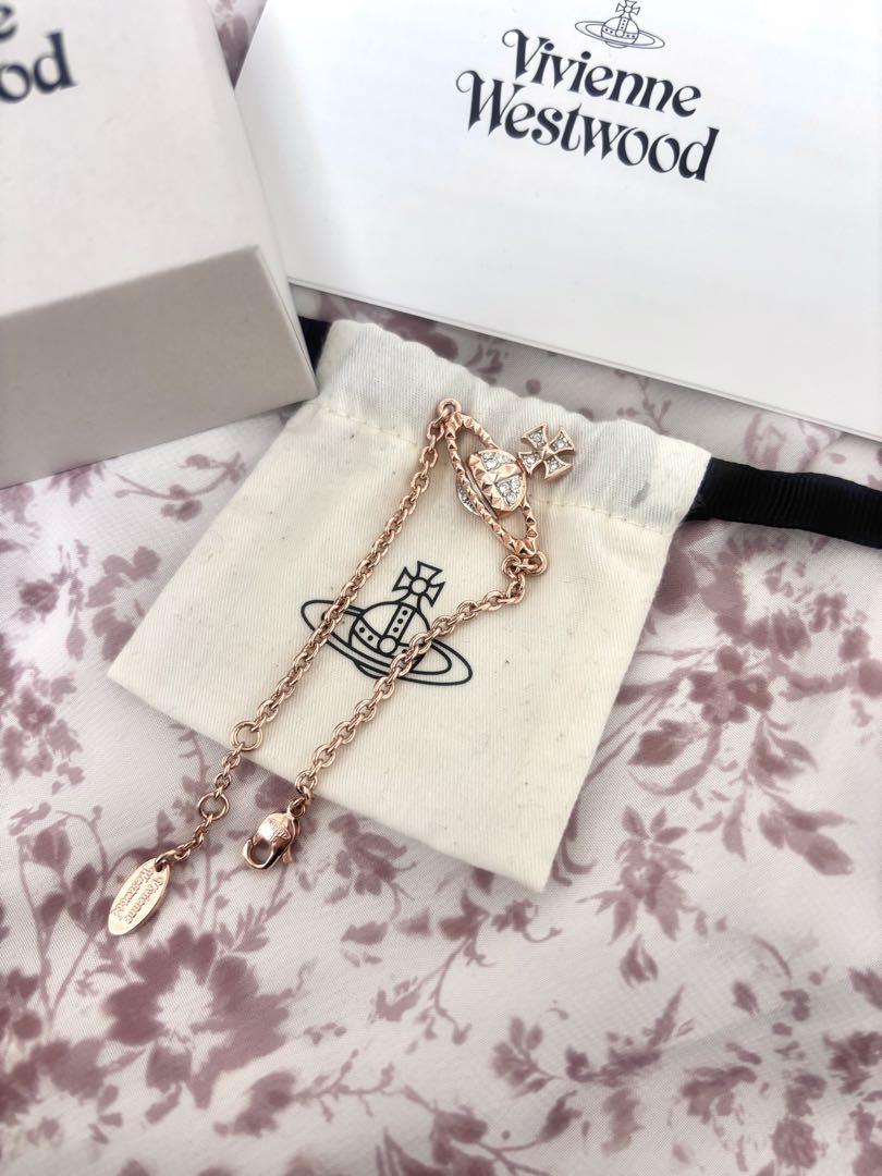 Vivienne Westwood ピンクゴールド ブレスレット オーブ