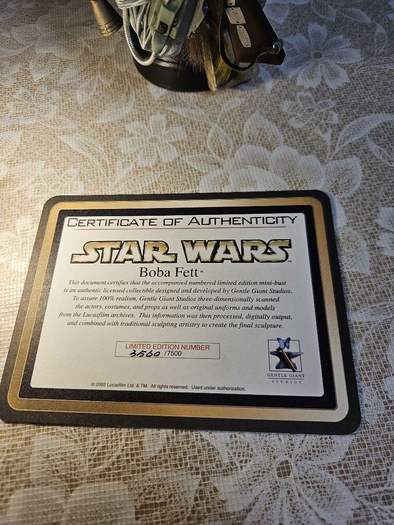スターウォーズ ボバフェット バスト フィギュア ジェントルジャイアント