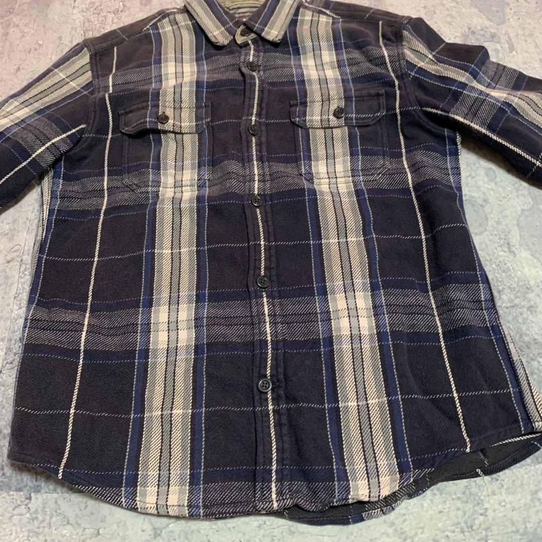 トップス 00s eddie bauer check flannel shirts M