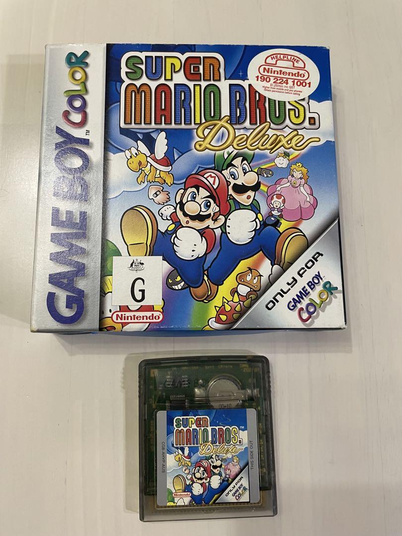 スーパーマリオブラザーズ　デラックス　GBカラーソフトジャンク品