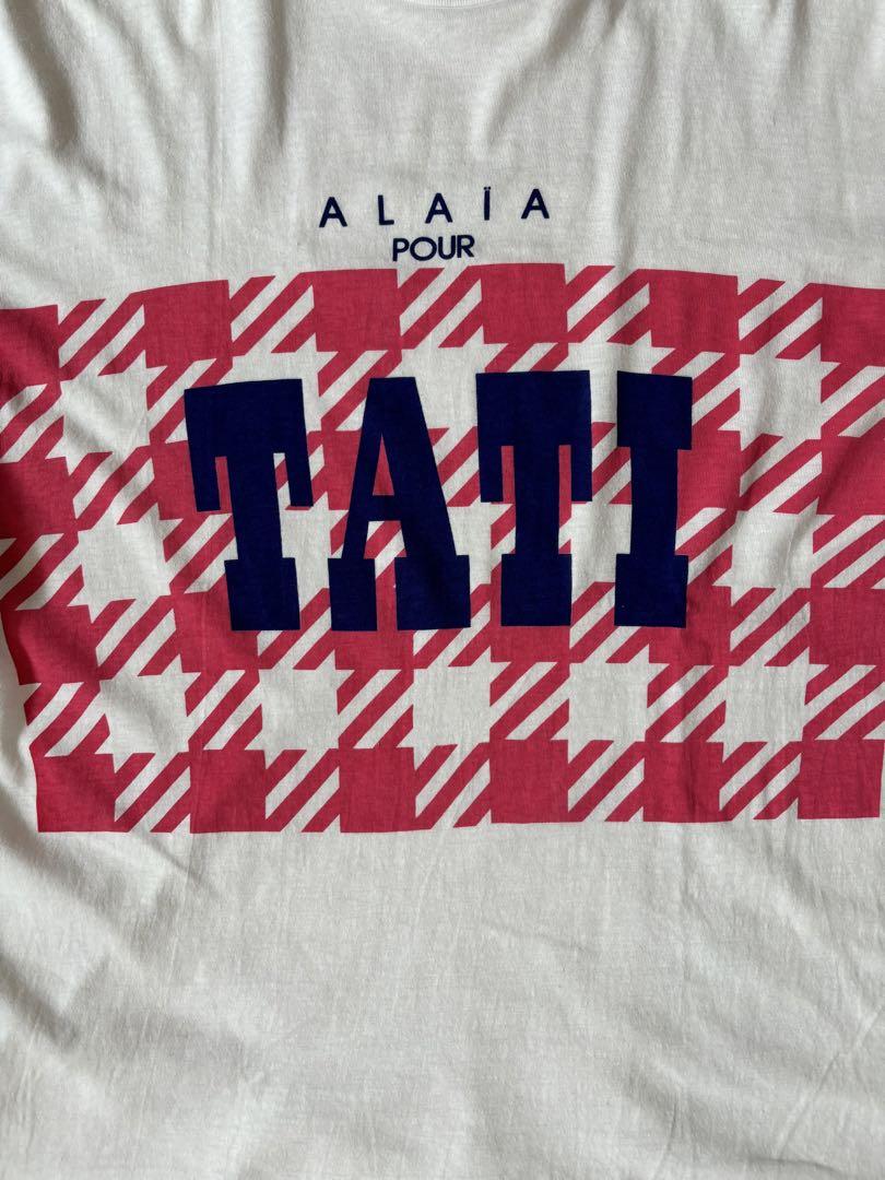 ALAIA アライア　TATI コラボTシャツ 90年代　 90s