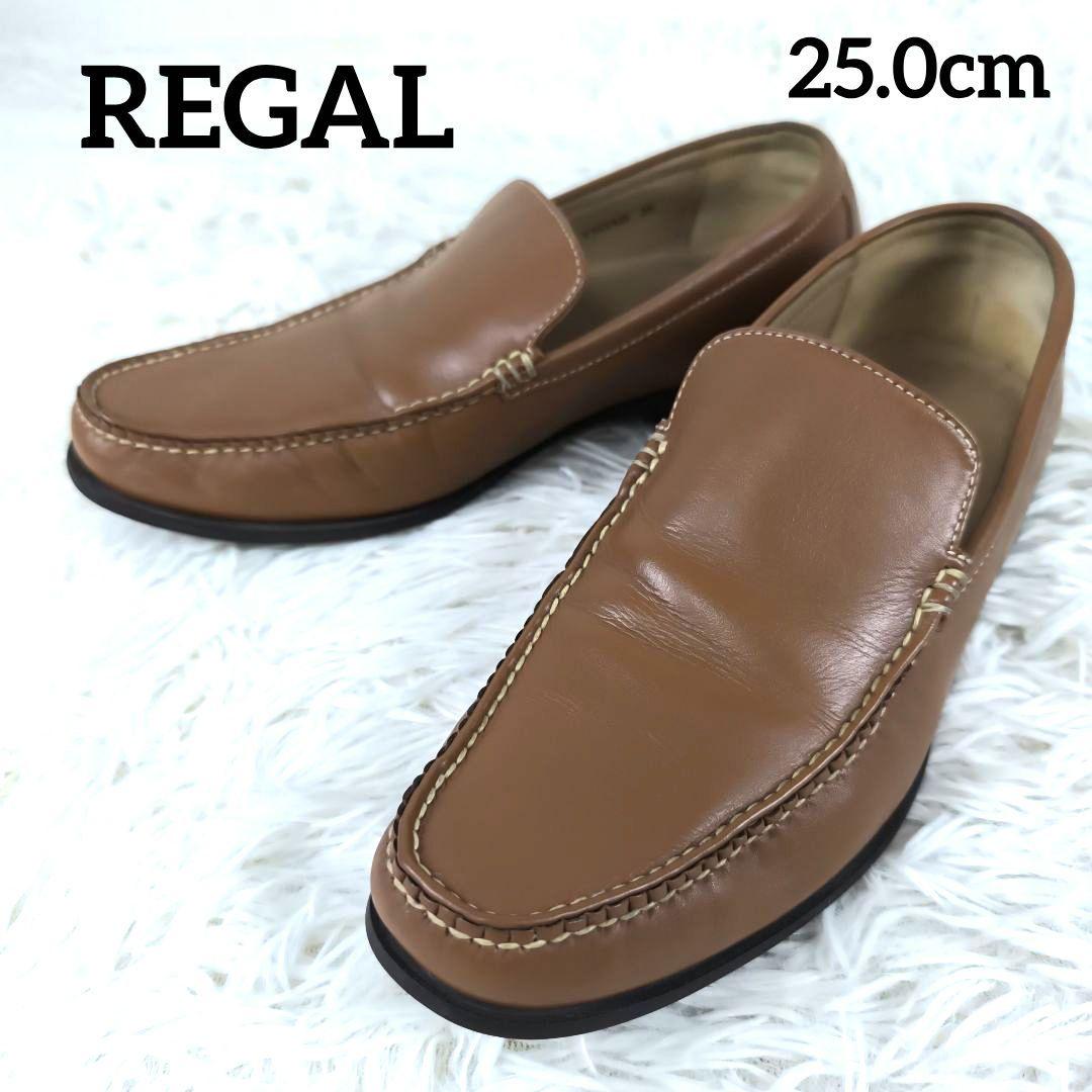 ✨美品✨ REGAL リーガル コブラヴァンプ ローファー レザー モカシン 茶