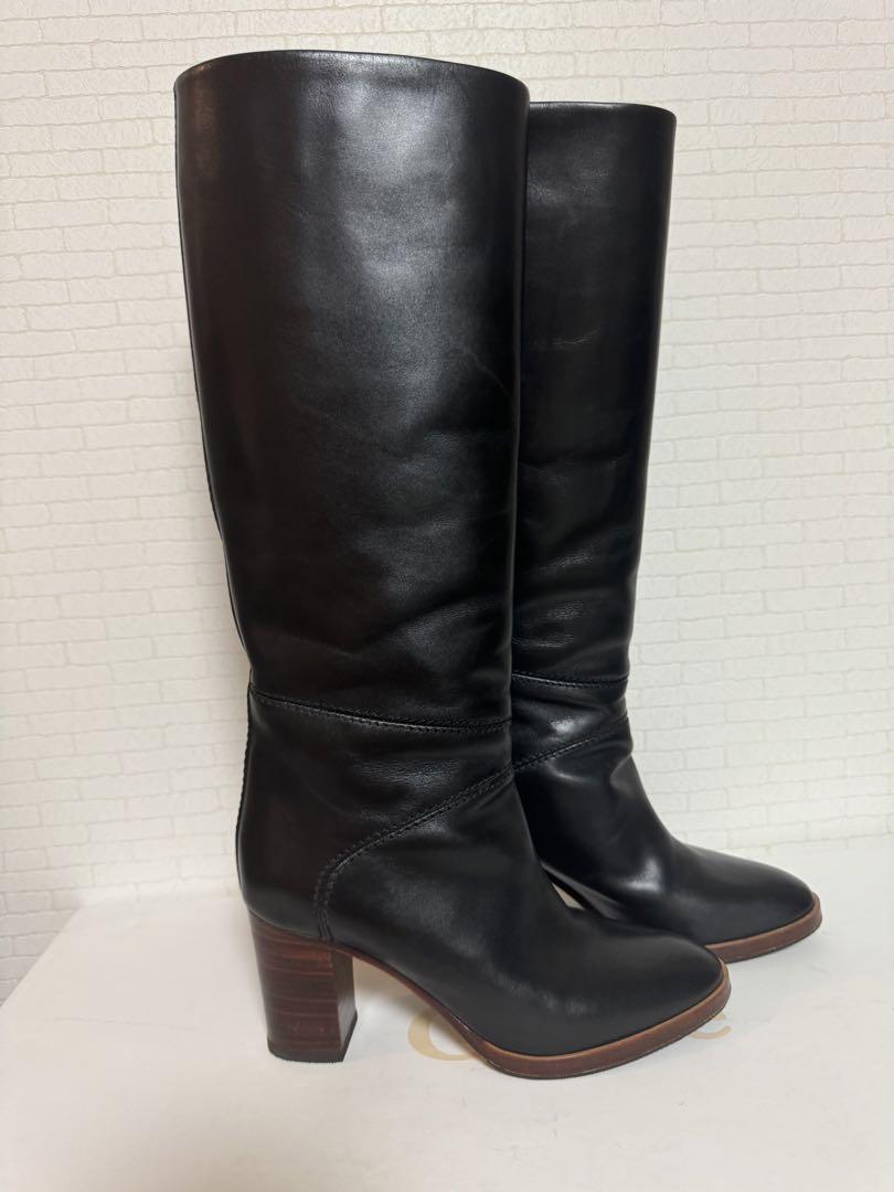 ロングブーツ ヒール約8cm