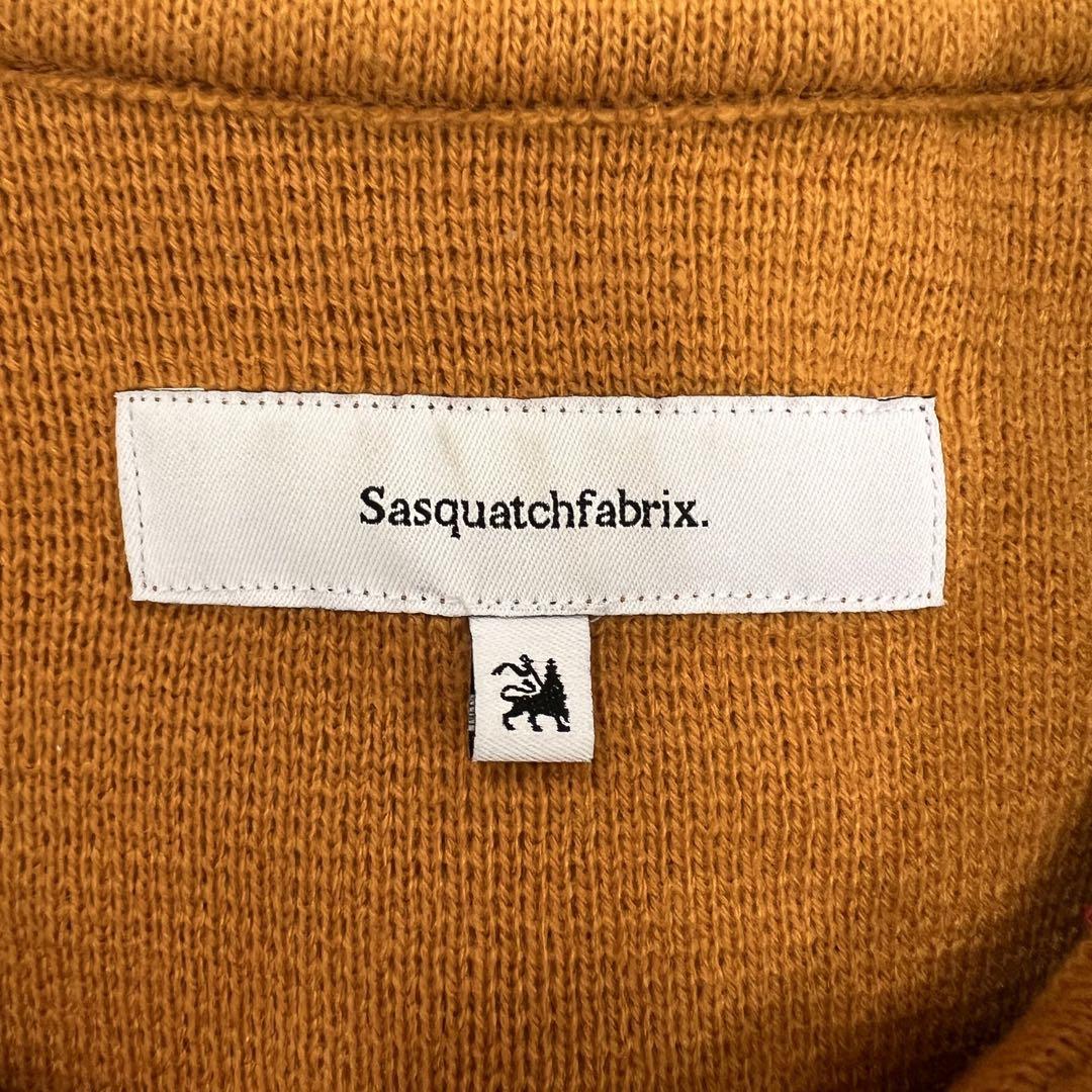 『sasquatchfabrix』　ニット　22AW  上品　マスタード　【M】