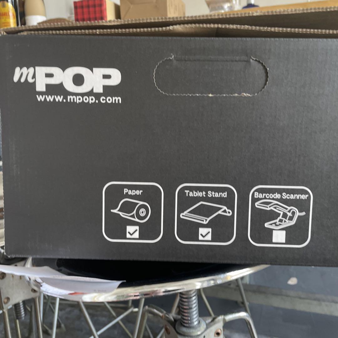 star mPOPレジスター　エアレジ　ロール紙15ロール、スタンド、外箱付き