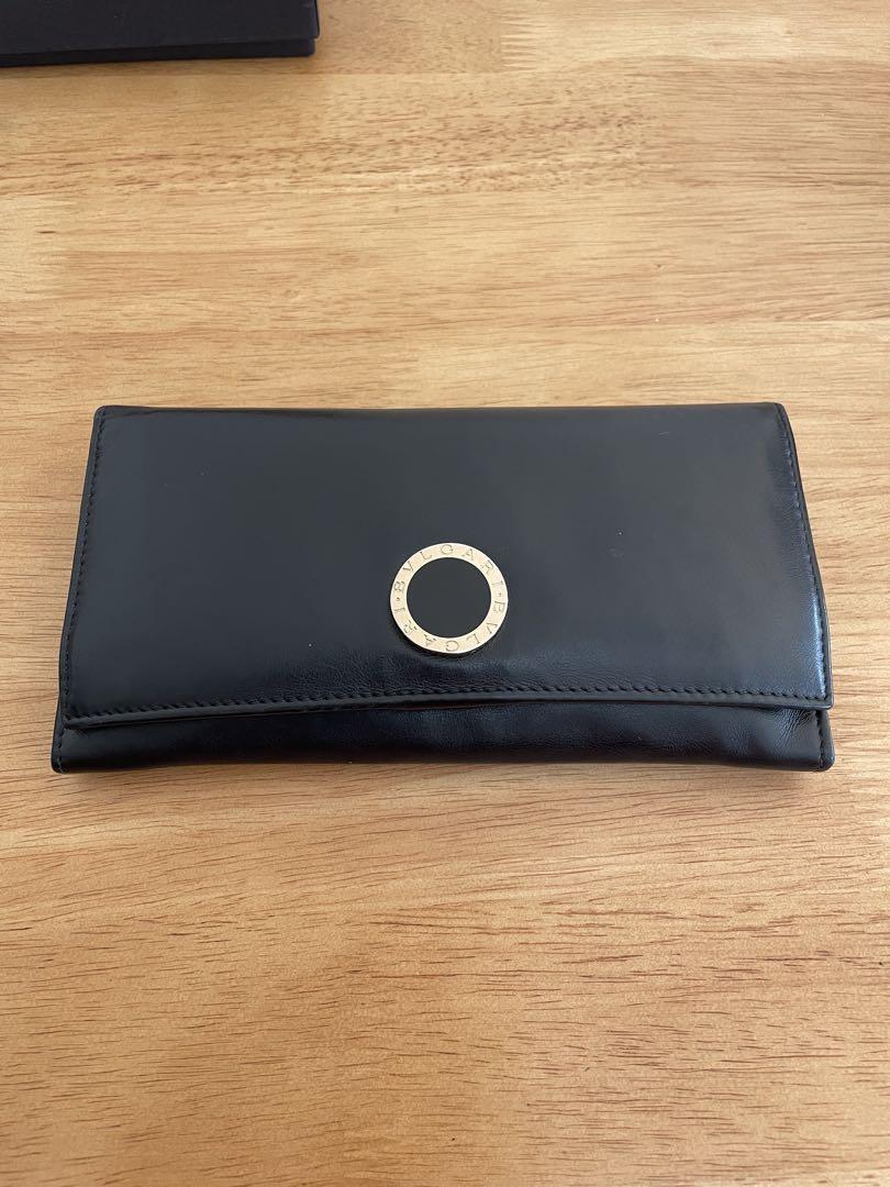 BVLGARI ブラック 長財布