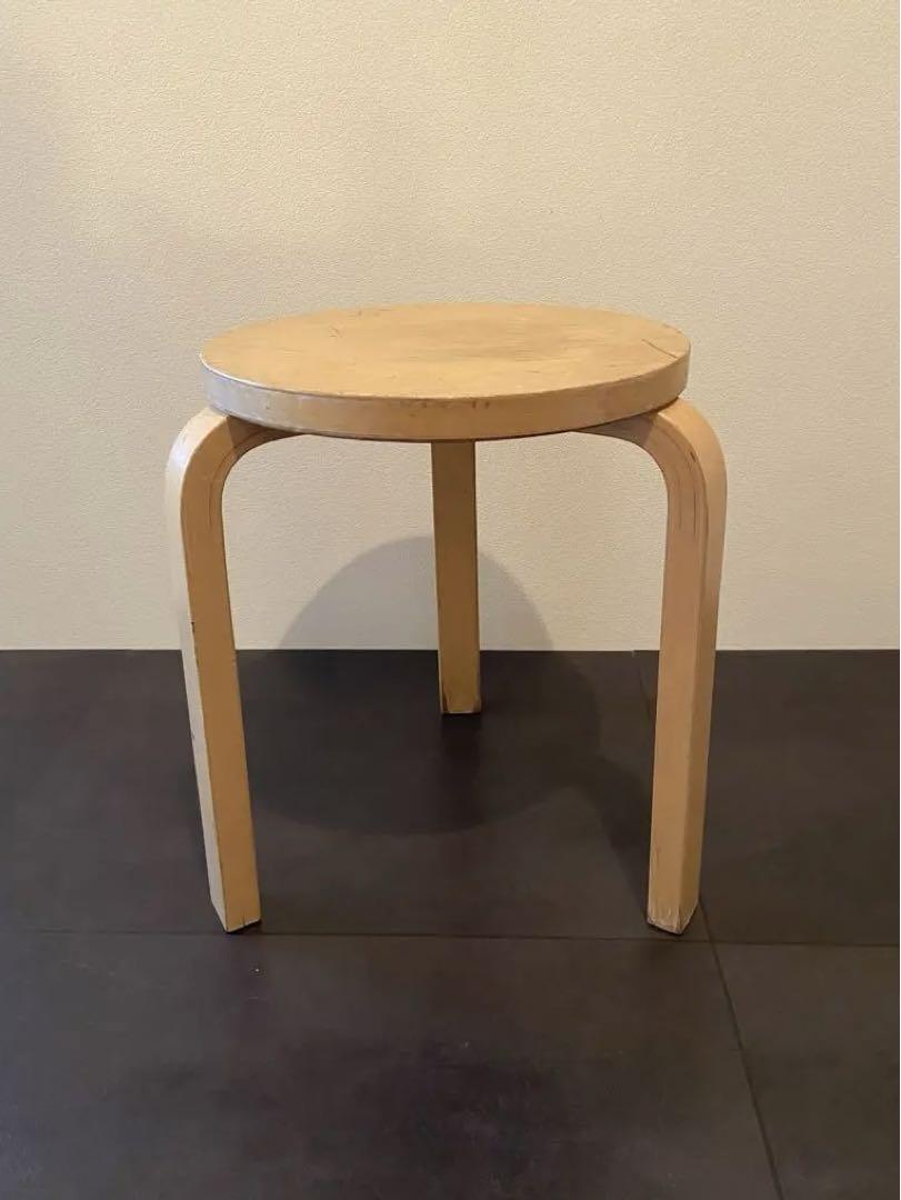 vintage Alvar Aalto Stool 60