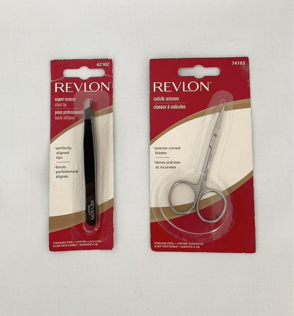 レブロンREVLON 毛抜き眉毛抜き42102 ハサミ 74103