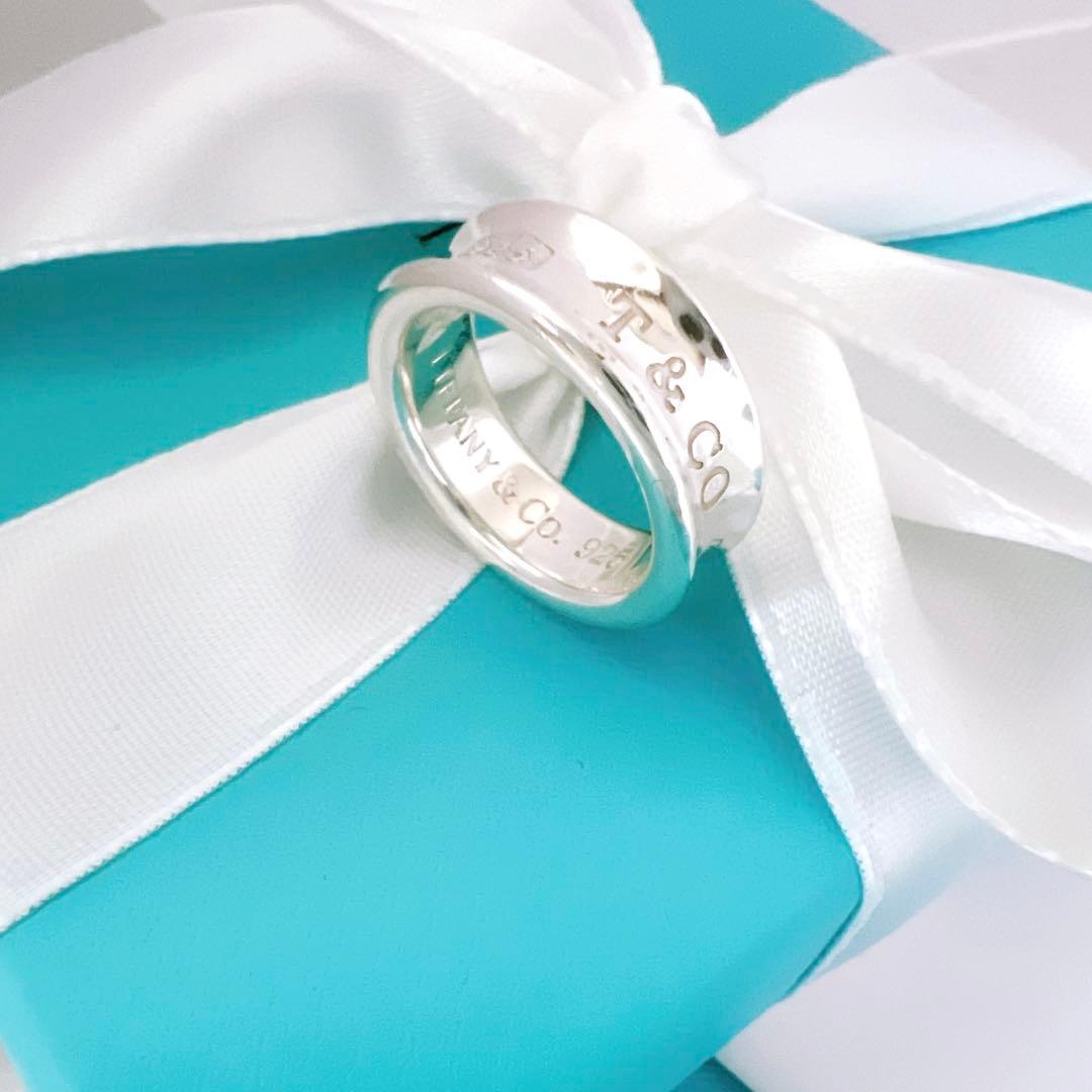 極美品✨ティファニーリングナロー指輪16号シルバー1837 極美品✨ティファニーリングナロー指輪16号シルバー1837