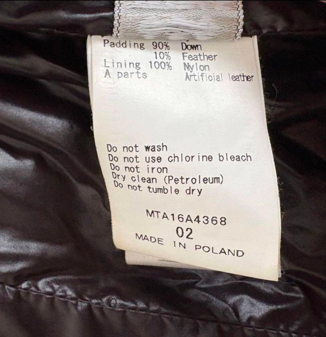 美品 タトラス ベルボ ダウンジャケット アウター 2WAY フーディ 黒【2】 美品 タトラス ベルボ ダウンジャケット アウター 2WAY フーディ 黒【2】