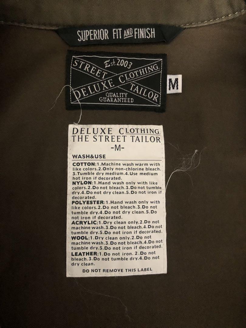 DELUXE CLOTHING ミリタリージャケット M オリーブ