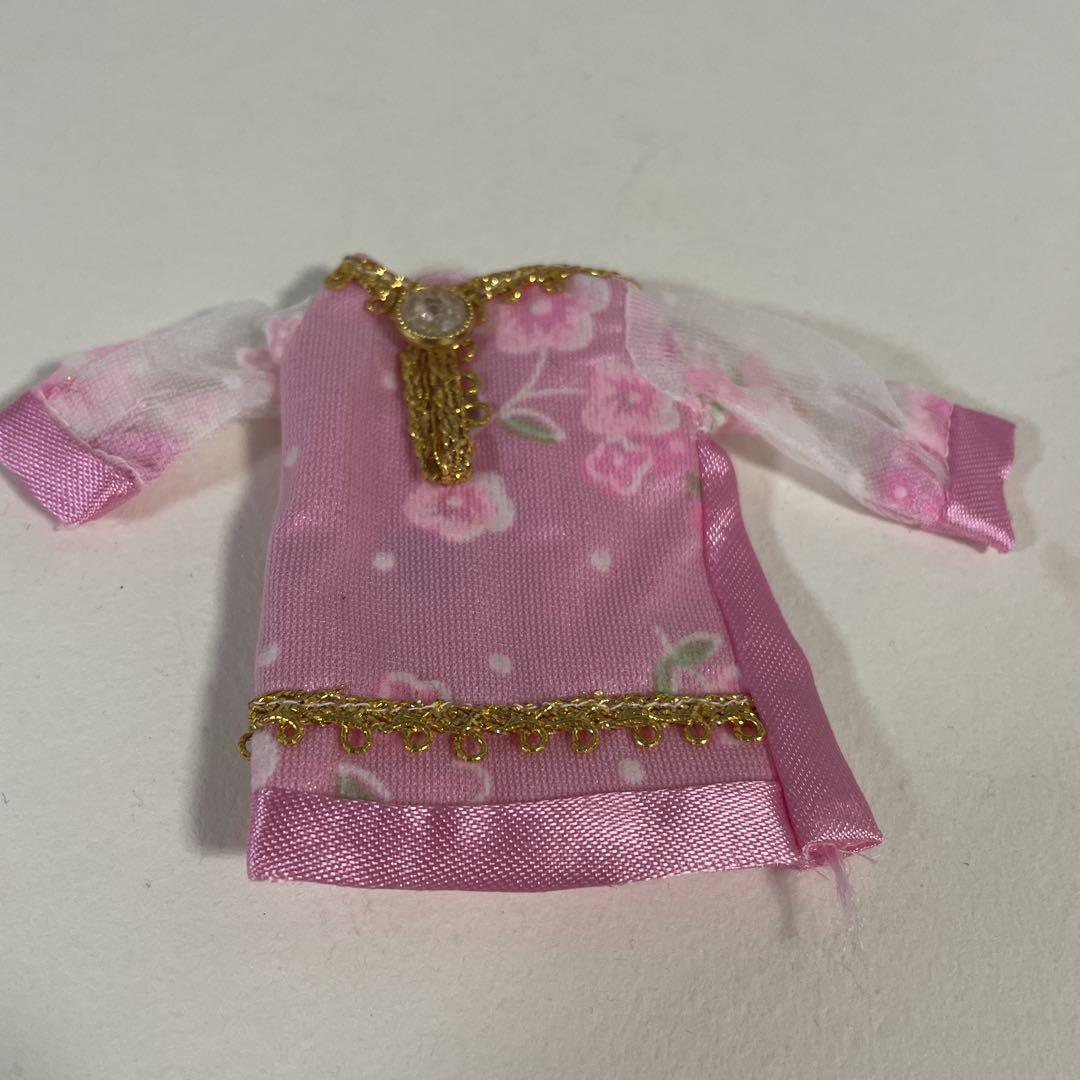 リカちゃん 着せ替え服 ミニピンクドレス 旧タカラロゴ付き！