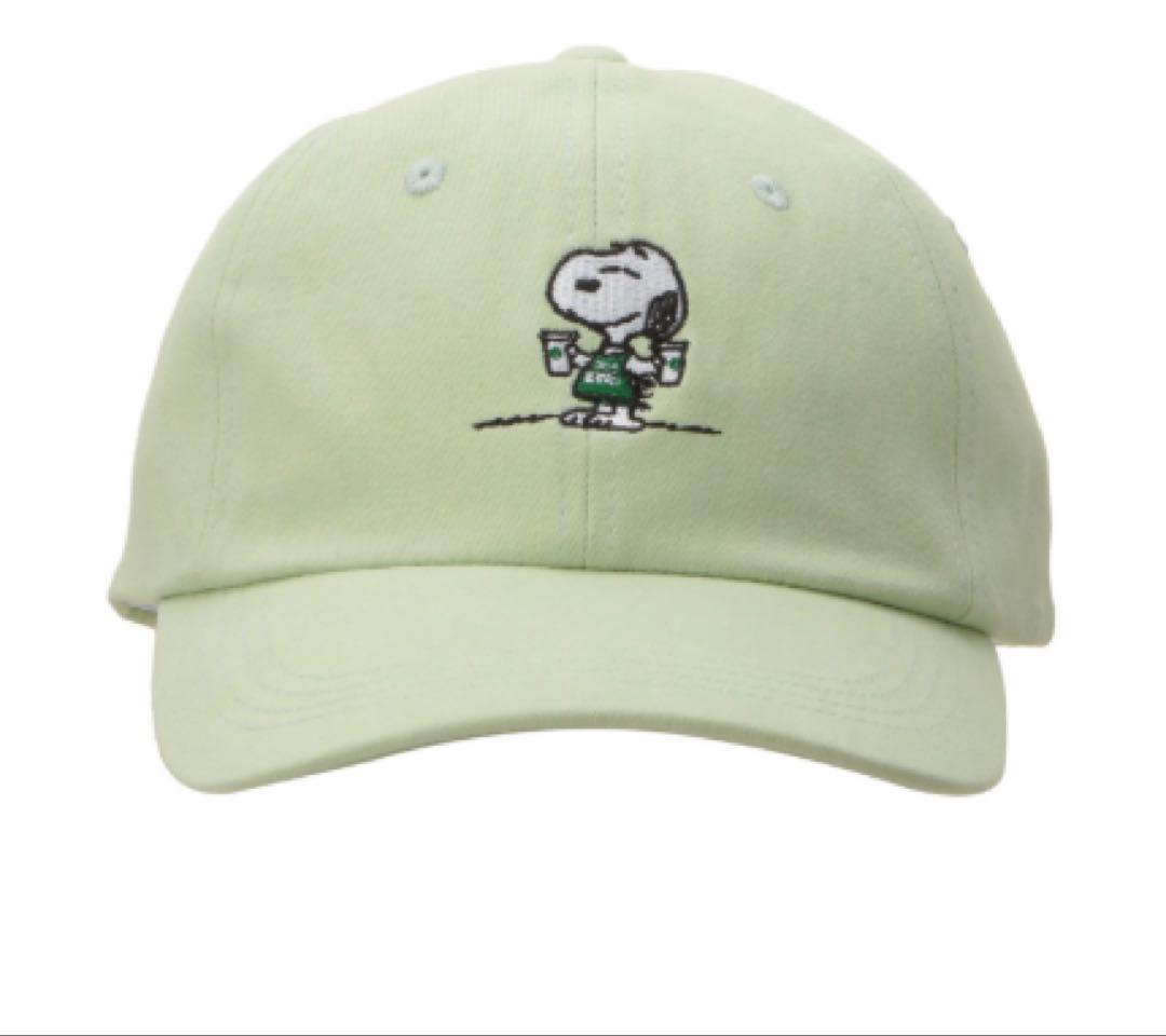 スターバックス PEANUTS ベースボールキャップ グリーン