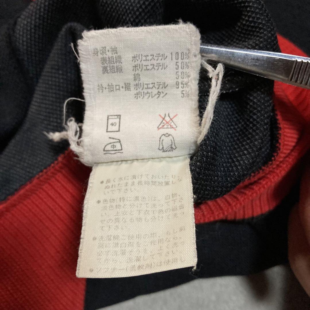 adidas アディダス TrackJacket 80s デサント 黒 L相当 画像10
