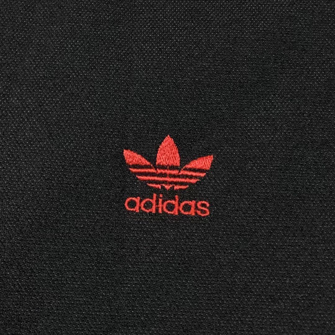 adidas アディダス TrackJacket 80s デサント 黒 L相当 画像5