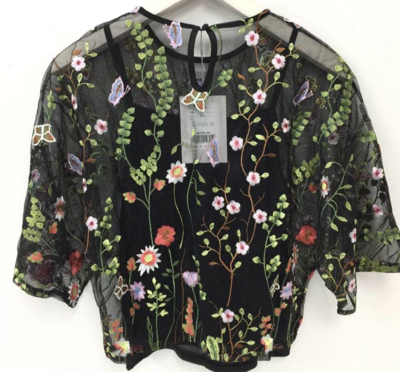 アメリ シースルー AMERI AMELIA SEE THROUGH TOP