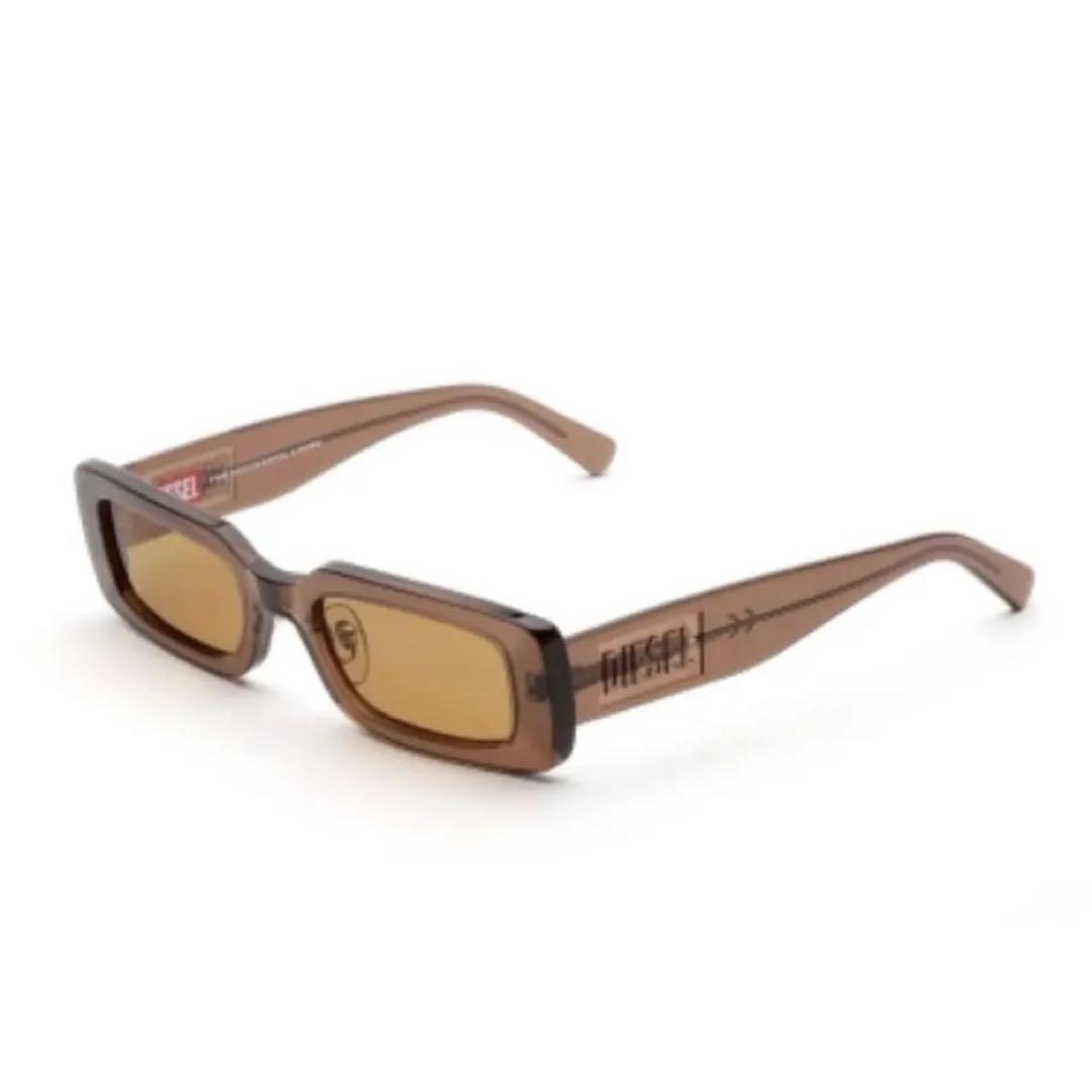 新品未使用】21FW DIESEL ブラウン スクエア サングラス DM360