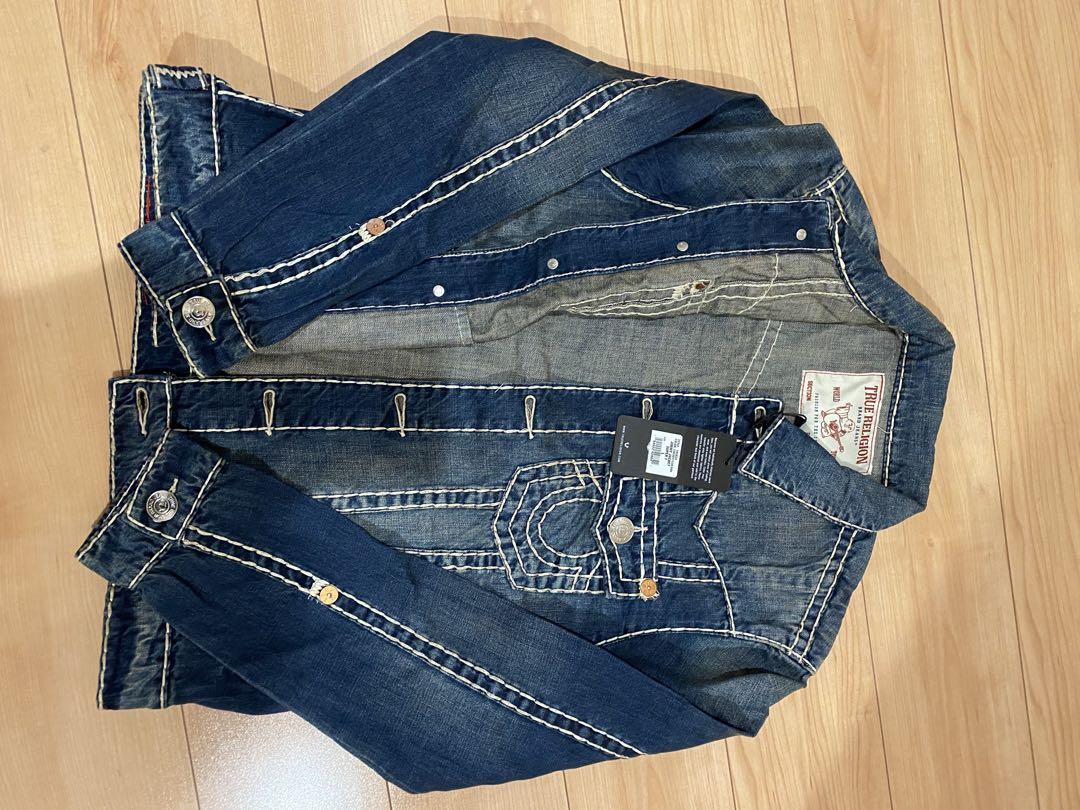 True Religion ダークブルー デニムジャケット
