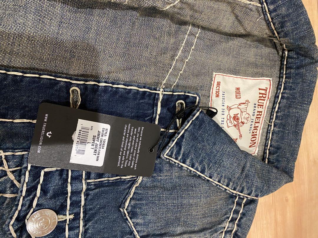 True Religion ダークブルー デニムジャケット